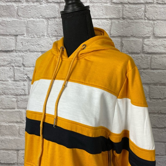 Free Planet Mustard Color-Blocked Sweatshirt - Picture 2 of 6